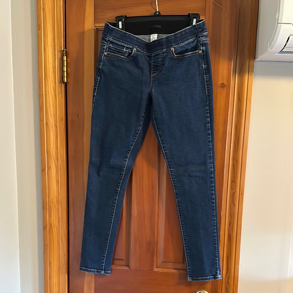 Maurices Blue Skinny Jeans with Tapered Leg